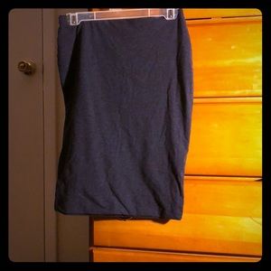 Women M/L blue tube skirt